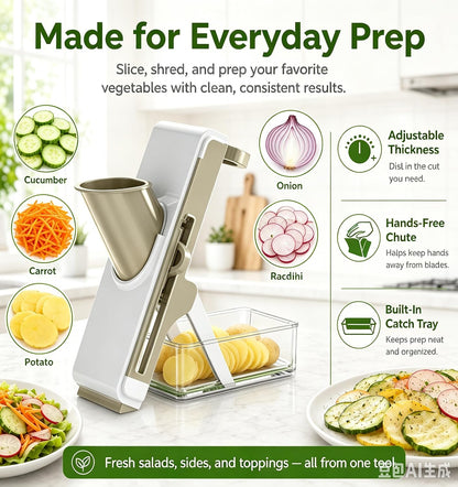 Mandoline Slicer for Kitch,Bigger Size,Adjustable Vegetable Slicer