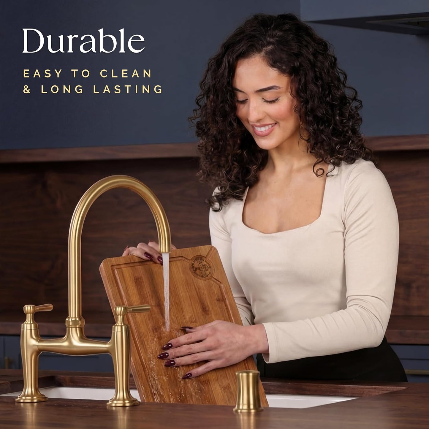 Pre-Oiled, Non Toxic 3-Piece Carbonized Bamboo Cutting Board Set, 500°F Carbonized Technology Eco-Friendly Wooden Chopping Boards for Kitchen with Juice Groove, Charcuterie Serving Boards Deer & Oak