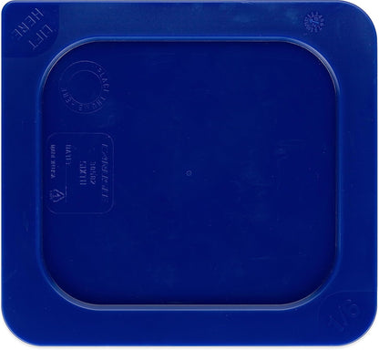 Carlisle FoodService Products 3058260 Smart Lids Sixth Size Polyethylene Lid, Dark Blue