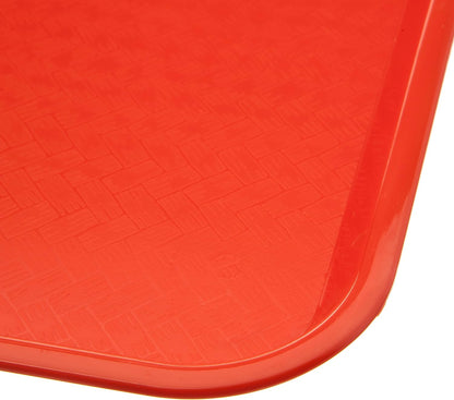 Carlisle FoodService Products CT101403 Cafe Standard Plastic Cafeteria/Fast Food Tray, NSF Certified, BPA Free, 14" Length x 10" Width, Black