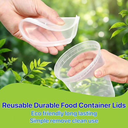 Food Storage Containers [10 Set] x [32 oz] Plastic Deli Containers with Lids Soup Meal Prep Containers | BPA Free | Stackable | Leakproof | Microwave/Dishwasher/Freezer Safe (10 Set, 32 oz)