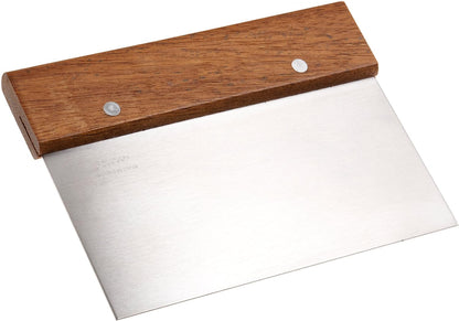 Ateco Stainless Handle Bench Scraper, 5.9-Inches by 3-Inches, Stainless Steel
