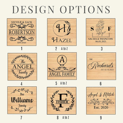 Personalized Charcuterie Board Set with Two Drawers, Custom Engraved Bamboo Cheese Board, Christmas, Wedding and Housewarming Gift for Couples, Anniversary and Bridal Shower