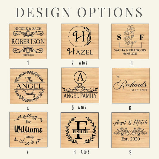 Personalized Charcuterie Board Set with Two Drawers, Custom Engraved Bamboo Cheese Board, Christmas, Wedding and Housewarming Gift for Couples, Anniversary and Bridal Shower
