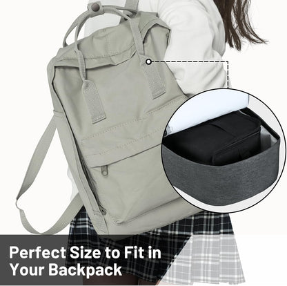 MIER Small Lunch Bag for Kids & Adults Compact Insulated Lunch Box Portable Thermal Mini Cooler for Work School Travel, Bluesteel