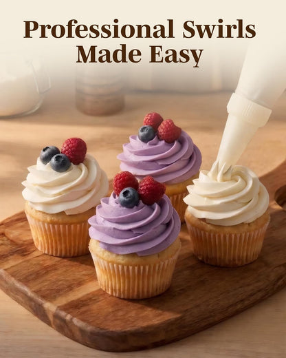 Reusable Plastic Piping Tips, Nozzles Standard Size Star Tip #20