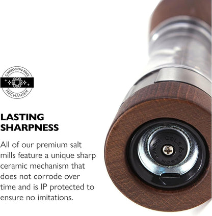 Cole & Mason Derwent Grinder, 7.5" Pepper Mill, Stainless Steel
