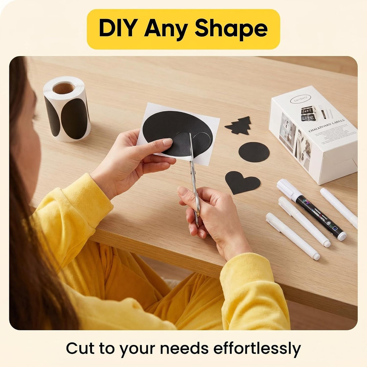 Blackboard Labels - 185 Waterproof Reusable Blackboard Stickers with 3 Liquid Chalk for Mason Jars, Party Decor, Craft Rooms, Weddings, Storage。