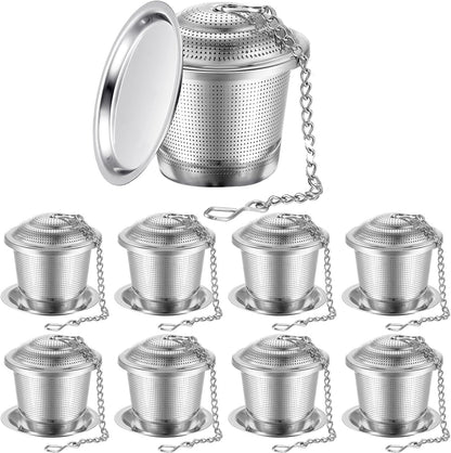 Zopeal Tea Infuser Stainless Steel Strainer with Chain, Medium