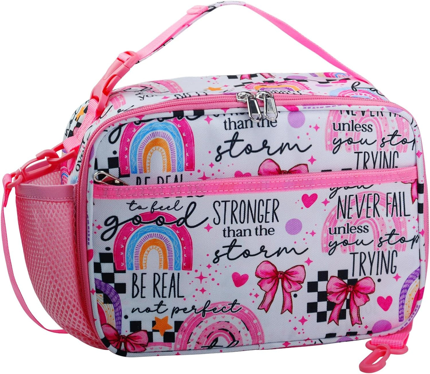RLGPBON Kids Lunch Bag,Insulated Lunch Box for Girls,Lunch Bag Toddler Teen,School Daycare Cute Travel bags