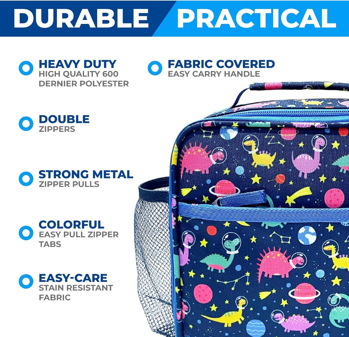 Bento Box with Stainless Steel Thermo, Insulated Lunch Bag, Ice Pack Set for Kids - 5 Compartments, Lunches or Snack Container for Girls, Toddlers Daycare Pre-School, Kindergarten Purple Unicorn