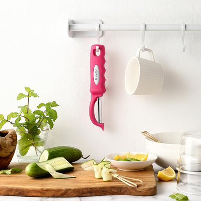 Spring Chef Premium Swivel Vegetable Peeler, Soft Grip Handle and Ultra Sharp Stainless Steel Blades - Perfect Kitchen Peeler For Veggie, Fruit, Potato, Carrot, Apple - Mango