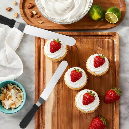 3 PCS Icing Spatulas, Offset Spatula 6/8/10 inch