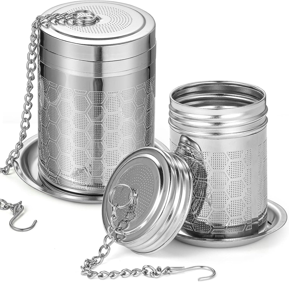 2 Pack Tea Infusers For Loose Tea, 304 Stainless Steel, 2 Inch
