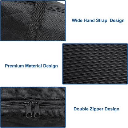 BBQ Tool Storage Bag, Heavy Duty Tools Bag, 600D Oxford Cloth, Outdoor Grill Accessories Bag for Camping Picnic Trip (22X5X8Inch)