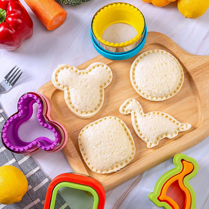 Fruit Cutters Shapes for Kids 22 Pcs, Mini Cookie Cutters Set, Vegetable Cutter with Food Picks