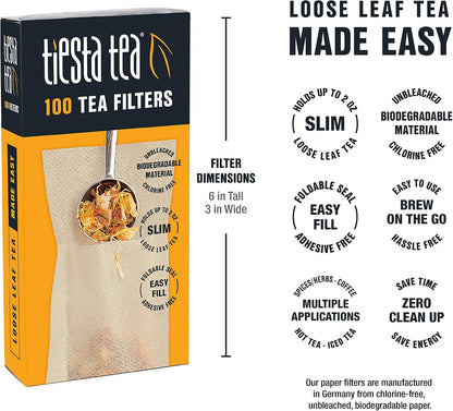 Tiesta Tea Loose Leaf Filters for Brewing