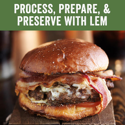 LEM Burger Press Heavy Duty Non-Stick Adjustable Locking Wing Nut Products 534