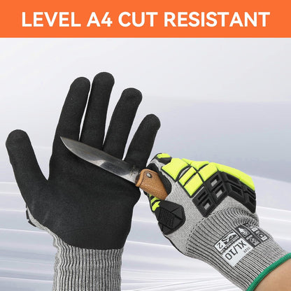 Safety Work Gloves,Impact Gloves for Men Women