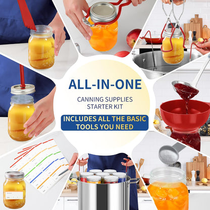 Canning Supplies Starter Kit,Canning Kit Set for Beginners