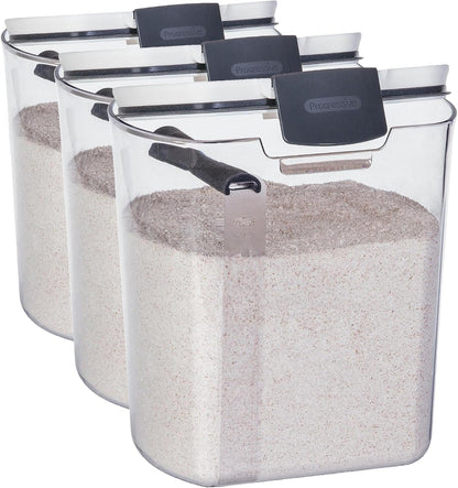 ProKeeper Flour Storage Container, 4-Quart, BPA-Free Plastic, Dishwasher Safe