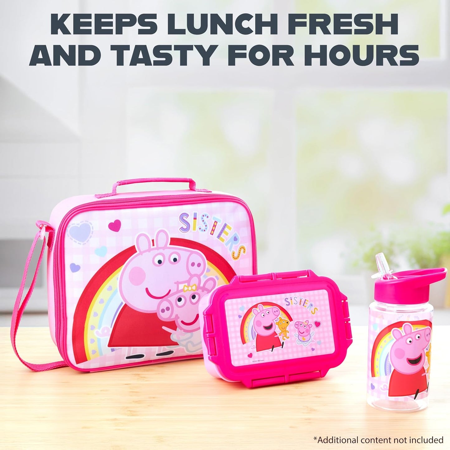 Get Trend SpongeBob Squarepants Water Bottle Lunch Box Lunch Bag Kids Set 3 Pcs Insulated Snack Bag for School Travel Gifts for Kids (Blue SpongeBob)
