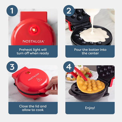 Nostalgia Retro Electric Large Hard-Boiled Egg Cooker, 7 Capacity, Poached, Scrambled, Omelets, Whites, Sandwiches, for Keto & Low-Carb Diets, Aqua