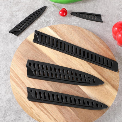 5Pcs Knife Sheath Plastic Chef Knife Protective Sleeves for Kitchen
