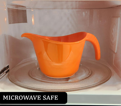 Reston Lloyd, Batter Bowl With Pour Spout, Non-Slip Base, Erogonomic Space Saving Detachable Handle, 2 QT Heavy Duty BPA-Free Microwave & Dishwasher Safe, Plum