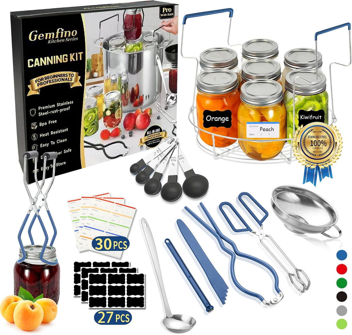 Canning Supplies Starter Kit,Canning Kit Set for Beginners