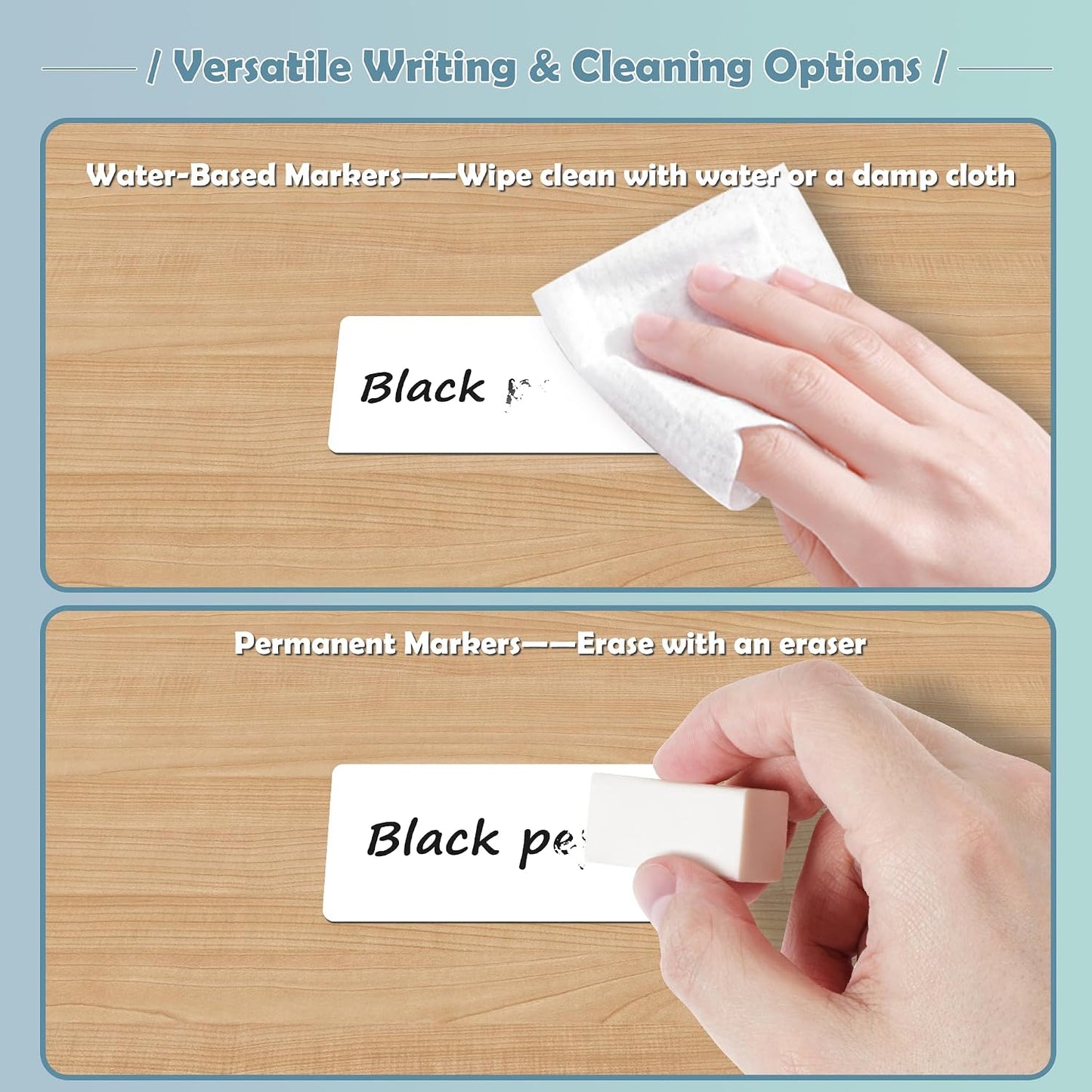 PPB Dry Erase Labels Sticky Notes for Containers, Reusable Waterproof Removable Stickers for Storage Bins, Freezer, Kitchen, Classroom, Whiteboard, All Purpose Use (1.2”x 2”, Multicolor, 60 Dots)