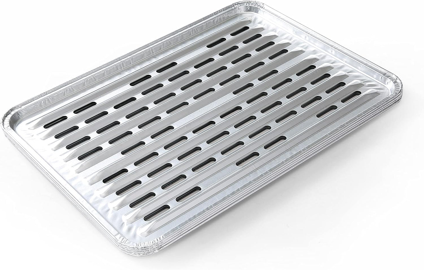 Kingsford Extra Tough Aluminum Grill Liners, Disposable Foil Grill Toppers for Outdoor Grills, Helps Keep Food and Sauce from Falling Through Grates, 16 x 11.75 in, 14 Count
