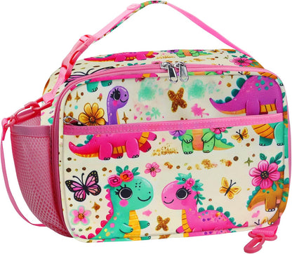 RLGPBON Kids Lunch Bag,Insulated Lunch Box for Girls,Lunch Bag Toddler Teen,School Daycare Cute Travel bags