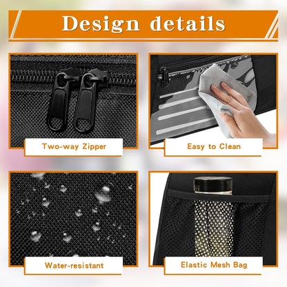 Boczif Grill Utensil Storage Bag, BBQ Tool Organized Bags, Barbecue Hardware Grill Accessories Carry Bag, Picnic Cooking Tools Holder Pouch for Camping, Outdoor BBQ