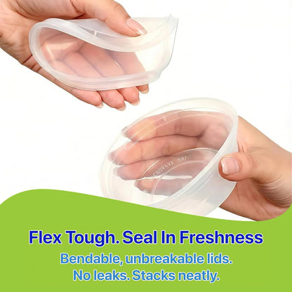 Food Storage Containers [10 Set] x [32 oz] Plastic Deli Containers with Lids Soup Meal Prep Containers | BPA Free | Stackable | Leakproof | Microwave/Dishwasher/Freezer Safe (10 Set, 32 oz)