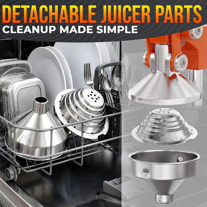 NADOBA Lemon Squeezer and Lime Squeezer, Max Extraction Citrus Hand Juicer