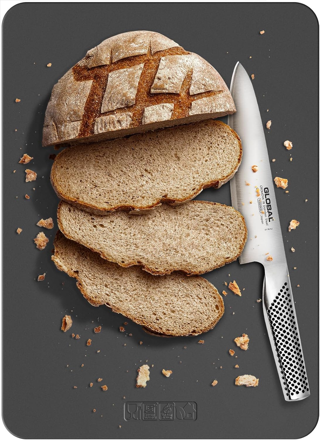 Extra Large TPU Cutting Board for Kitchen 17.3" x 12.6" Professional Flexible Extra Thick 0.14'' Knife Friendly Scratch Resistant Dishwasher Safe Juice Groove BPA Free