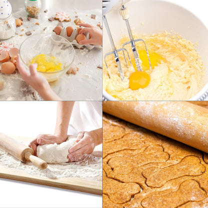 MrCookie 4" Large Christmas Cookie Cutters Set,Thickened Stainless Steel