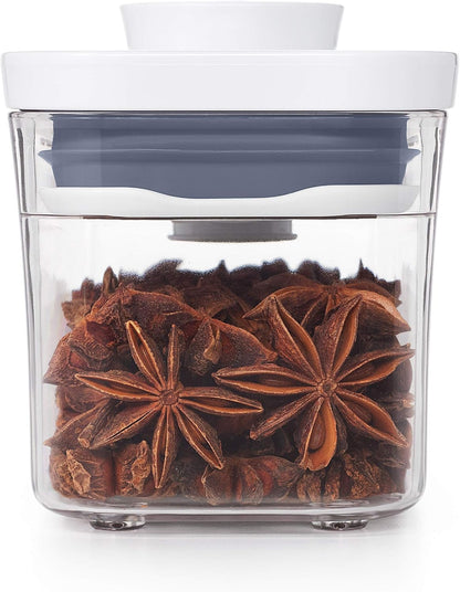 OXO Good Grips POP Container – Airtight 1.7 Qt for Coffee and More Food Storage, Rectangle, Clear