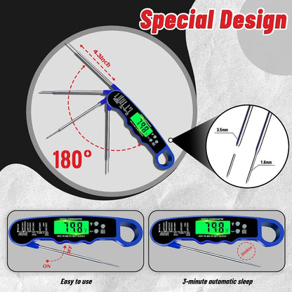 Meat Thermometer Digital, Instant Read Digital Meat Thermometer