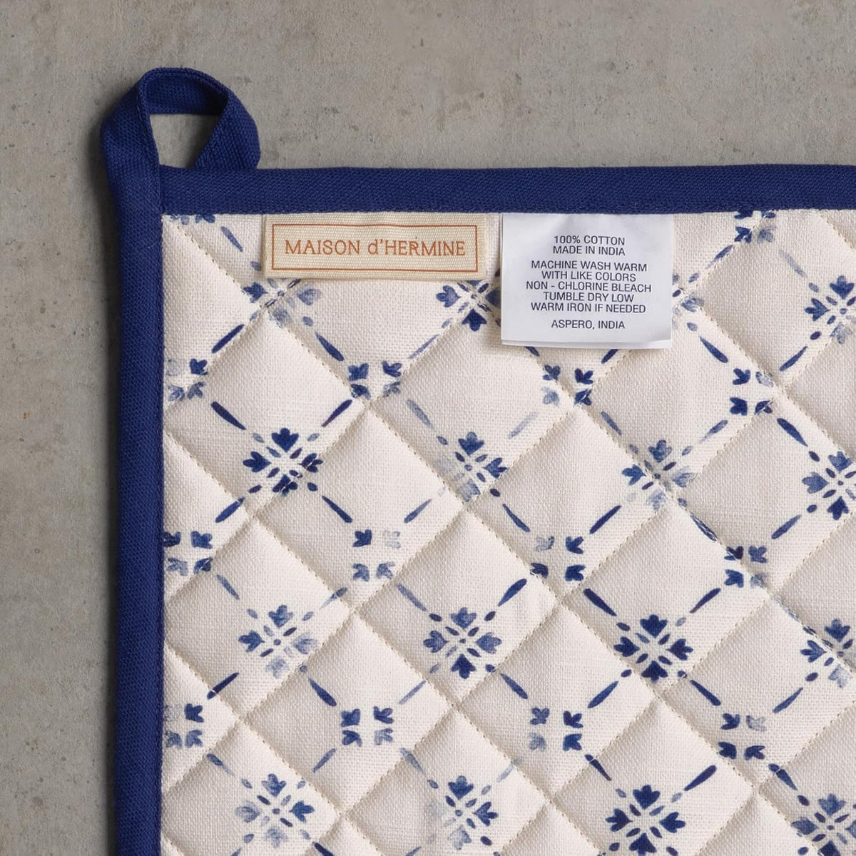 Maison d' Hermine Pot Holders 100% Cotton Potholders (8" x 8") - Colors A