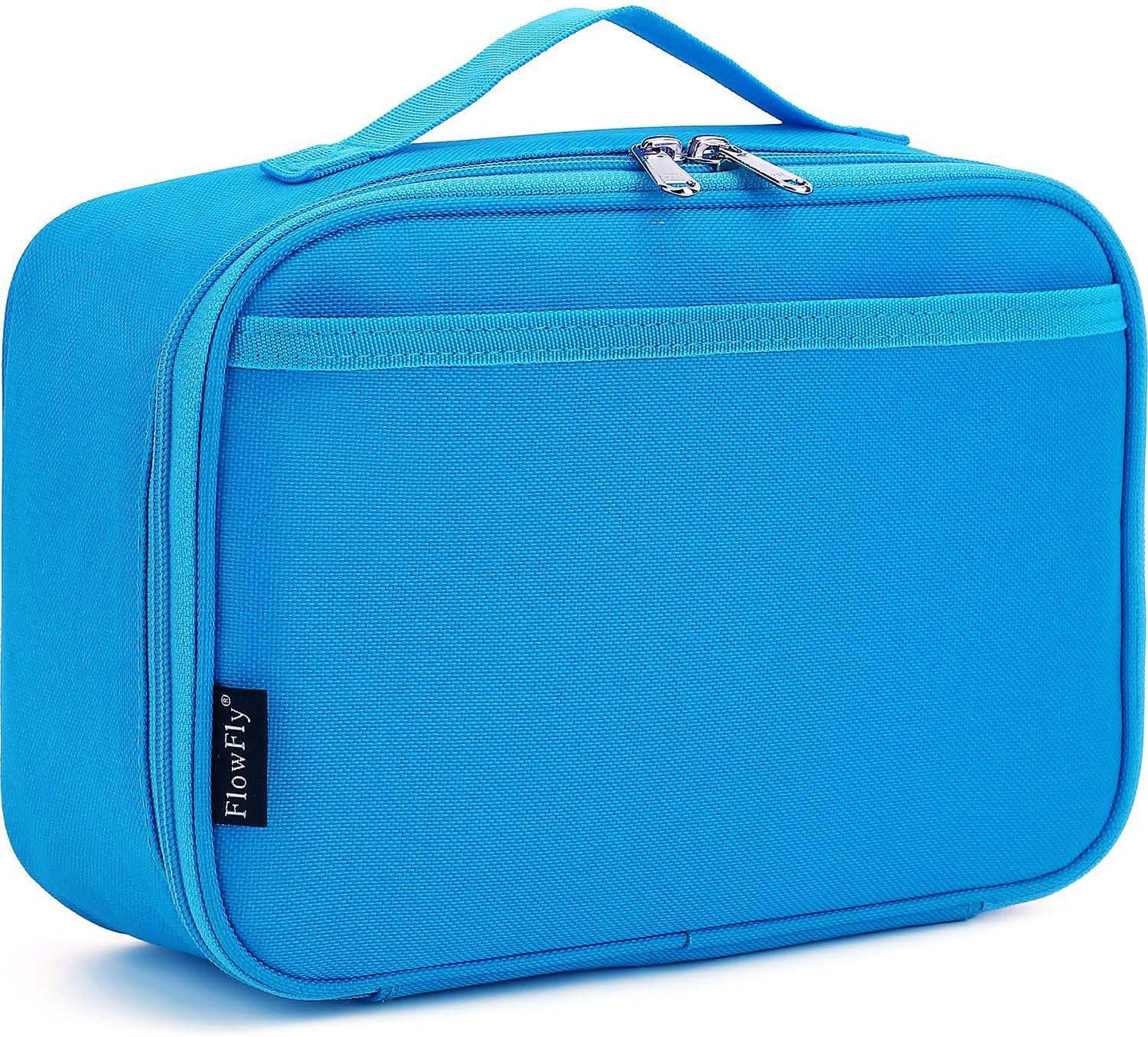 FlowFly Kids Lunch box Insulated Soft Bag Mini Cooler Back to School Thermal Meal Tote Kit for Girls, Boys, Astronaut - Colors A
