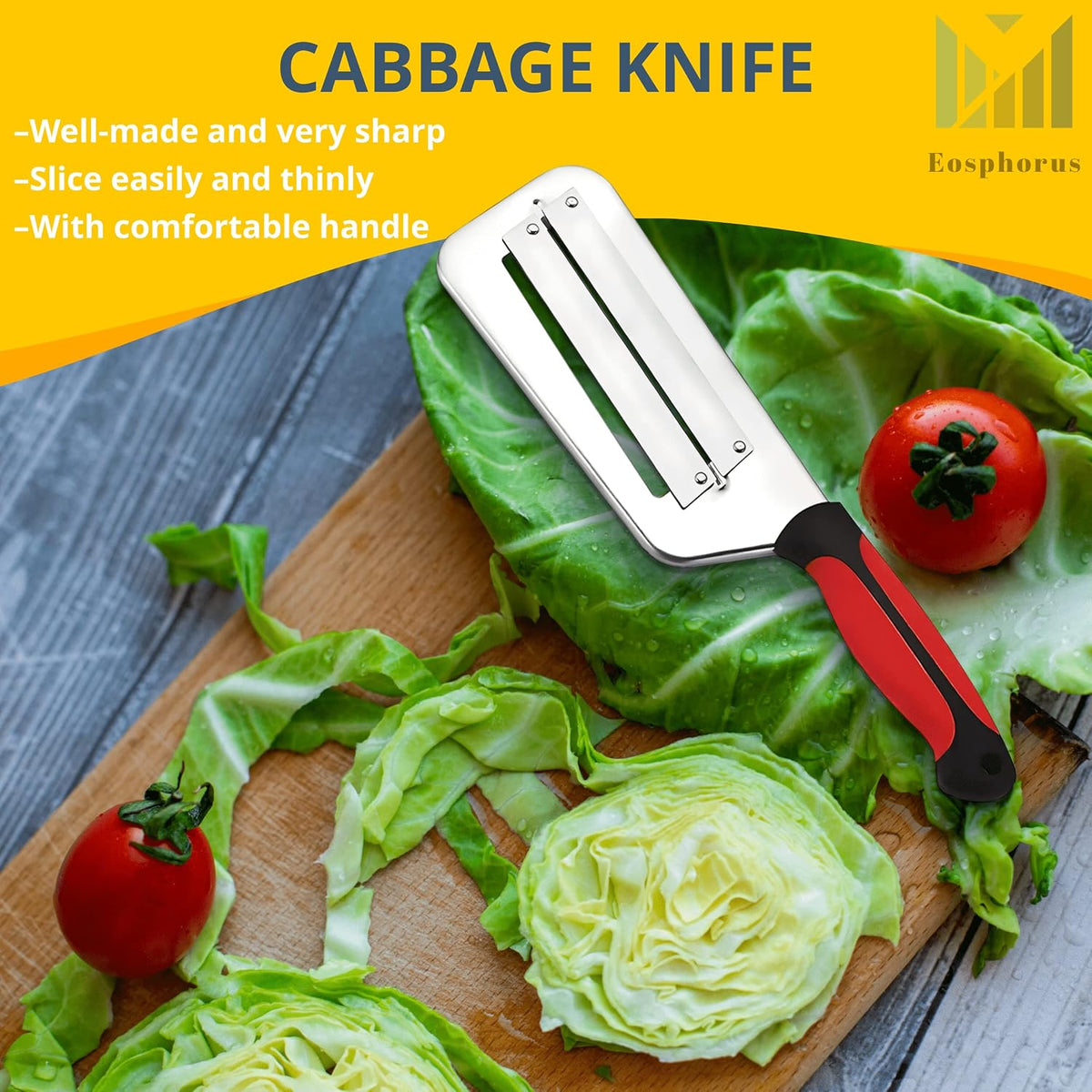 Eosphorus Cabbage Shredder Lettuce Chopper Vegetable Slicer Knife Kitchen
