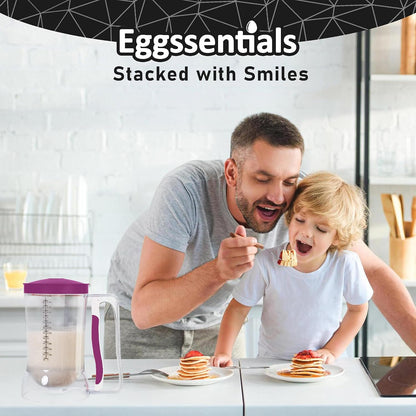 Eggssentials Pancake Batter Dispenser with Squeeze Handle Pancake Dispenser