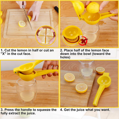 Metal Lemon Squeezer, Manual Lemon Juicer Tool - Kitchen Tools