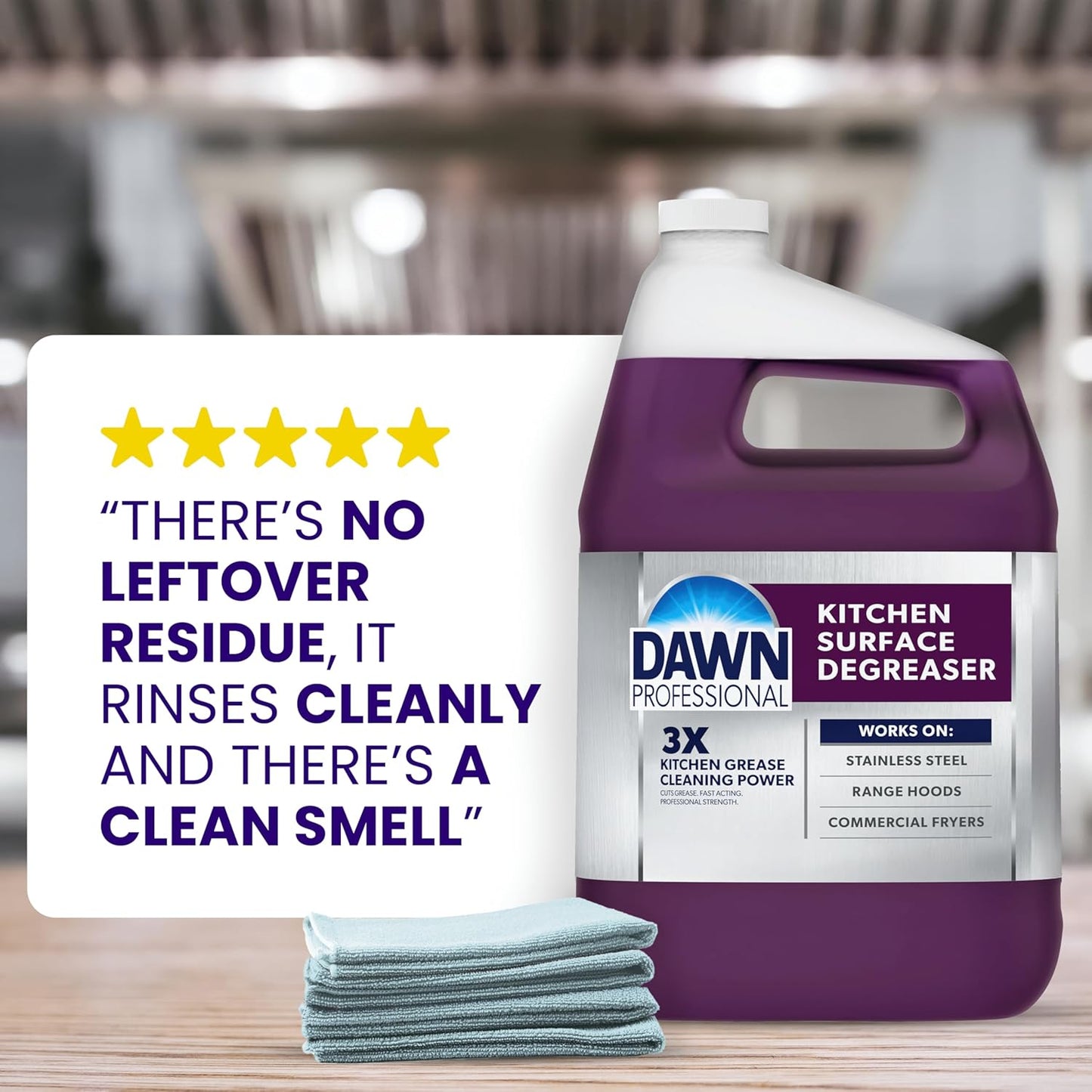 Dawn PRO Kitchen Surface Degreaser,Bulk Cleaning Spray for Oil and Grease Buildup in Commercial Kitchens,32 fl oz,(Pack of 12)