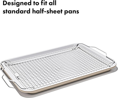 OXO Good Grips Non-Stick Pro Ceramic Coated Cooling and Baking Rack