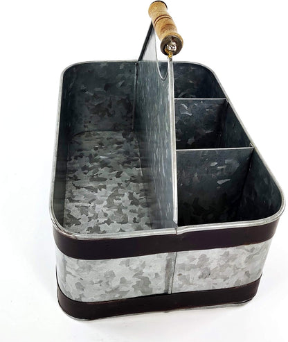Artland Masonware Carry-All Serveware, Galvanized Metal