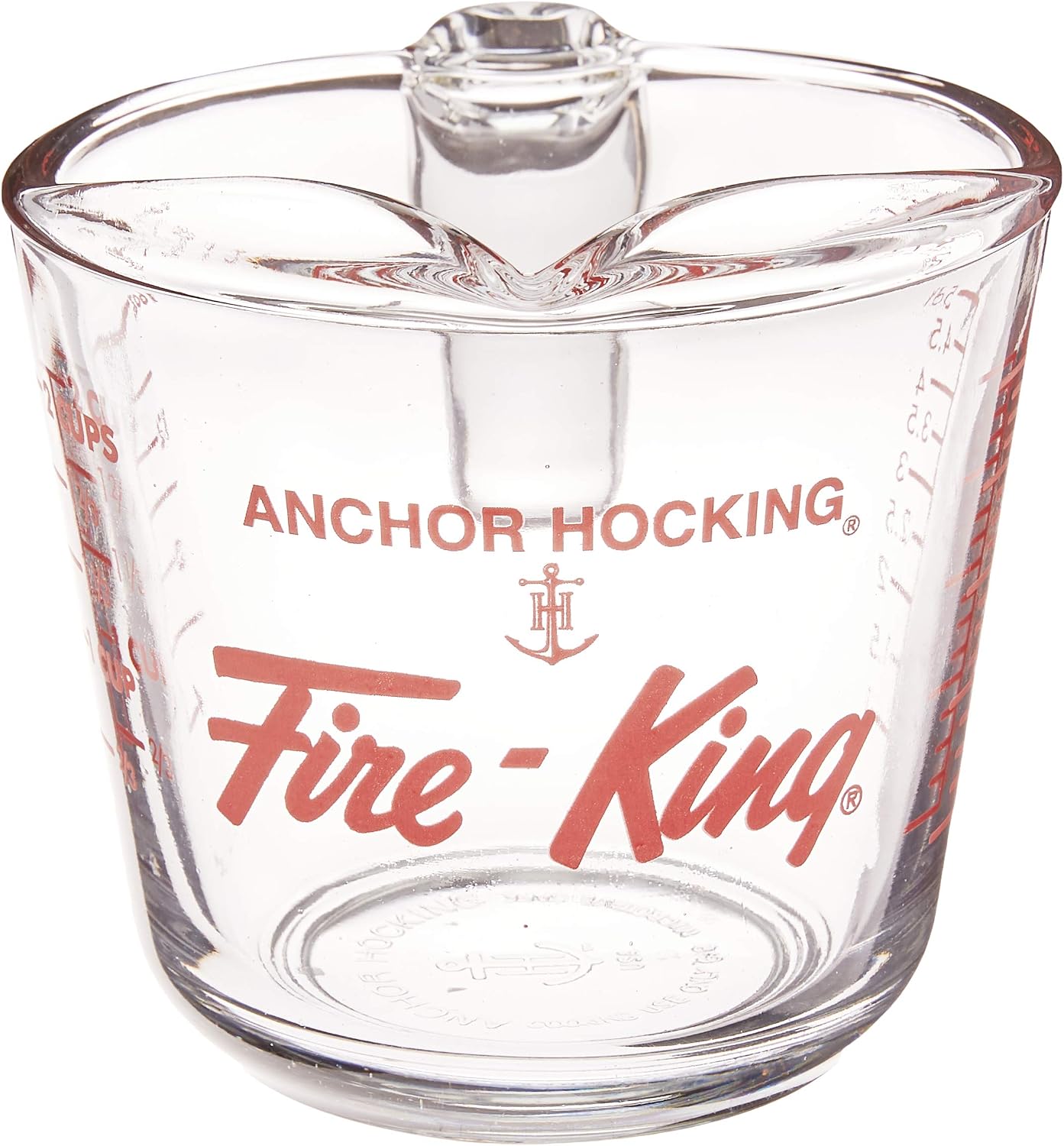 Anchor Hocking 2 Piece Glass Measuring Cup Set