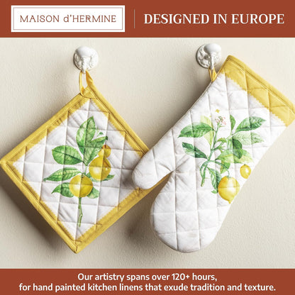 Maison d' Hermine Pot Holders 100% Cotton Potholders (8" x 8") - Colors B